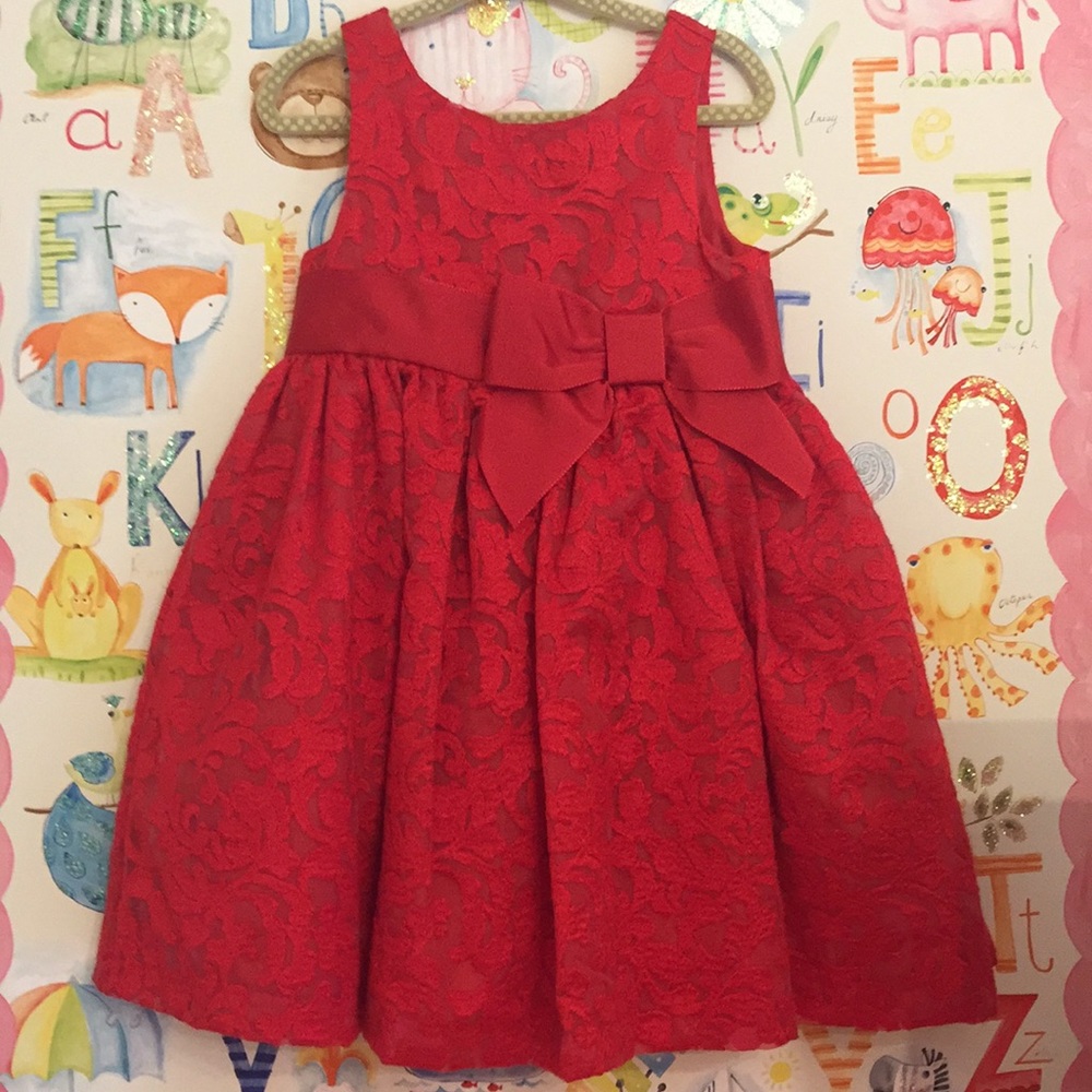 Red dressy dress Janie and Jack Valentines ❤️